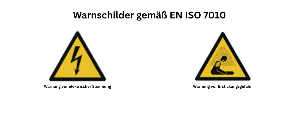 Warnschilder Elektrolyseur